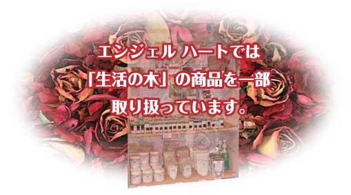 エンジェルハートでは「生活の木」の商品を一部取り扱っています
